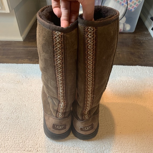 Chocolate Brown Tall Ugg Boots Size 